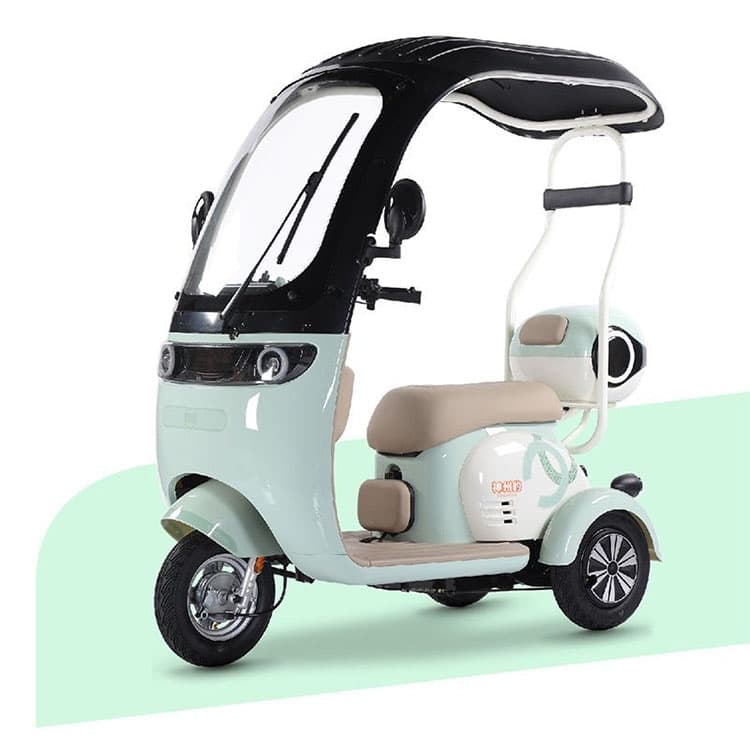 New leisure electric tricycle with an integrated canopy 600W 800W 1000W JY18